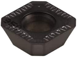 Iscar - SEMT43 76 Grade IC950 Carbide Milling Insert - TiAlN Finish, 0.1874" Thick, 1/2" Inscribed Circle - Eagle Tool & Supply