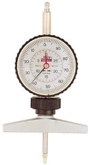SPI - Dial Depth Gages Maximum Measurement (Inch): 7 Maximum Measurement (Decimal Inch): 7.0000 - Eagle Tool & Supply