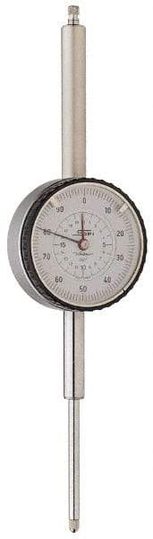 SPI - 0-100 Dial Reading, 0.001" Graduation Dial Drop Indicator - 2-1/4" Dial - Eagle Tool & Supply