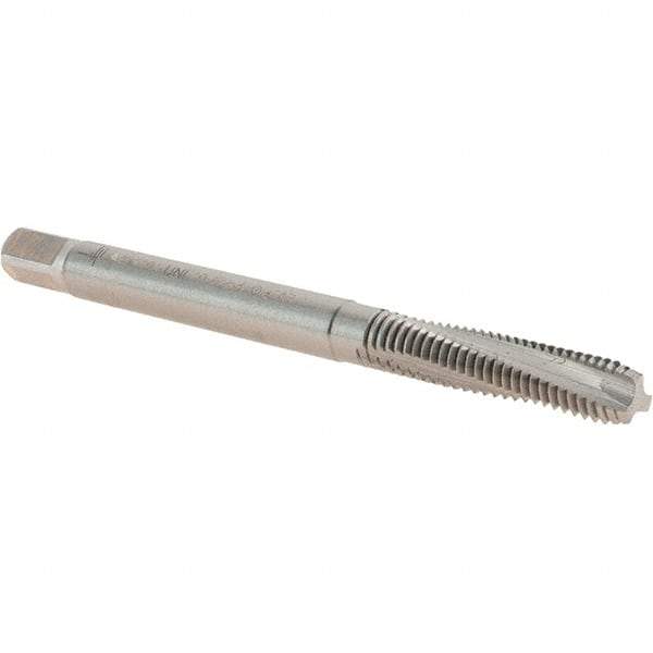 Walter-Prototyp - #10-32 UNF 3 Flute 3B Modified Bottoming Spiral Flute Tap - Powdered Metal, Bright Finish, 2-3/8" OAL, Right Hand Flute, Right Hand Thread, Series A234101 - Eagle Tool & Supply