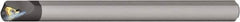 Vargus - Internal Thread, Right Hand Cut, 1/2" Shank Width x 0.48" Shank Height Indexable Threading Toolholder - 7" OAL, 3IR Insert Compatibility, CNVRC Toolholder, Series Carbide Shank - Eagle Tool & Supply