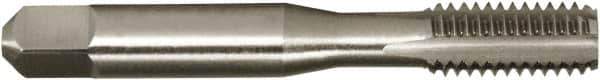 Vermont Tap & Die - 5/8-11 UNC 3/3B 4 Flute Bright Finish High Speed Steel Straight Flute Standard Hand Tap - Bottoming, Right Hand Thread, 3-13/16" OAL, 1-13/16" Thread Length, H3 Limit, Oversize - Eagle Tool & Supply