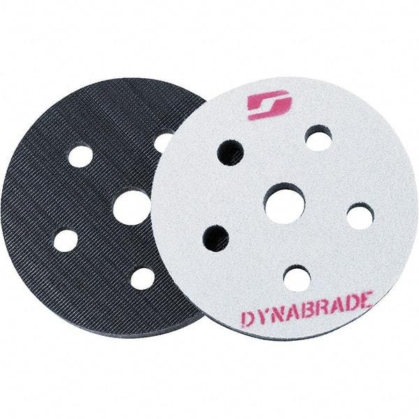 Dynabrade - 6" Diam, Round, Hook & Loop Face, Interface Backing Pad - Random Orbital Sander Compatible, Hook & Loop Back, Vacuum Pad - Eagle Tool & Supply