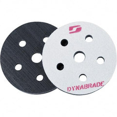Dynabrade - 6" Diam, Round, Hook & Loop Face, Interface Backing Pad - Random Orbital Sander Compatible, Hook & Loop Back, Vacuum Pad - Eagle Tool & Supply