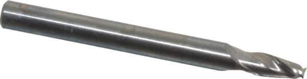 OSG - 5/32", 5/16" LOC, 3/16" Shank Diam, 2" OAL, 2 Flute, Solid Carbide Square End Mill - Single End, Uncoated, Spiral Flute, 30° Helix, Centercutting, Right Hand Cut, Right Hand Flute, Series 2021 - Eagle Tool & Supply