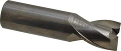 OSG - 1", 1-1/4" LOC, 1" Shank Diam, 4" OAL, 2 Flute, Solid Carbide Square End Mill - Single End, Uncoated, Spiral Flute, 30° Helix, Centercutting, Right Hand Cut, Right Hand Flute, Series 2021 - Eagle Tool & Supply