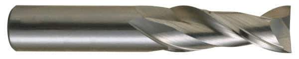 OSG - 5/8", 2 Flute, Single End, Solid Carbide, 0.03" Corner Radius End Mill - 3-1/2" OAL, 30° Helix, Right Hand Flute, 1-5/8" LOC, Right Hand Cut - Eagle Tool & Supply