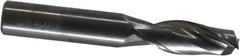OSG - 3/8", 1" LOC, 3/8" Shank Diam, 2-1/2" OAL, 2 Flute, Solid Carbide Square End Mill - Single End, Uncoated, Spiral Flute, 30° Helix, Centercutting, Right Hand Cut, Right Hand Flute, Series 2022 - Eagle Tool & Supply