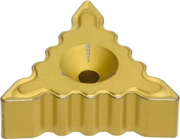 Sumitomo - TRM551704 GU Grade AC830P Carbide Turning Insert - Al2O3 Finish, 55° Triangle, 0.394" Inscr Circle, 0.197 Thick, 1/64" Corner Radius - Eagle Tool & Supply