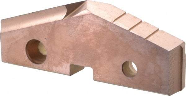 Allied Machine and Engineering - 3-1/4" Diam x 7/16" Thick, Seat Code 6, 144° Included Angle Spade Drill Insert - AM200 Coated, Cobalt, Grade Super Cobalt, Series GEN2 T-A - Eagle Tool & Supply