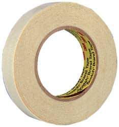 3M - 60 Yd Long x 1-1/2" Wide, Series 361, White Silicone Glass Cloth Tape - 7.5 mil Thick, 182 Lb/In Tensile Strength - Eagle Tool & Supply