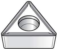 Kennametal - TPMT1.81.51 LF Grade KC5010 Carbide Turning Insert - TiAlN Finish, 60° Triangle, 7/32" Inscr Circle, 3/32" Thick, 1/64" Corner Radius - Eagle Tool & Supply