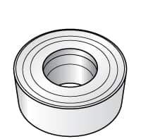 Kennametal - RCMT2006M0 Grade K313 Carbide Turning Insert - Uncoated, Round, 20mm Inscr Circle, 1/4" Thick - Eagle Tool & Supply