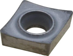 Kennametal - CCGT21.51 HP Grade K313 Carbide Turning Insert - Uncoated, 80° Diamond, 1/4" Inscr Circle, 3/32" Thick, 1/64" Corner Radius - Eagle Tool & Supply
