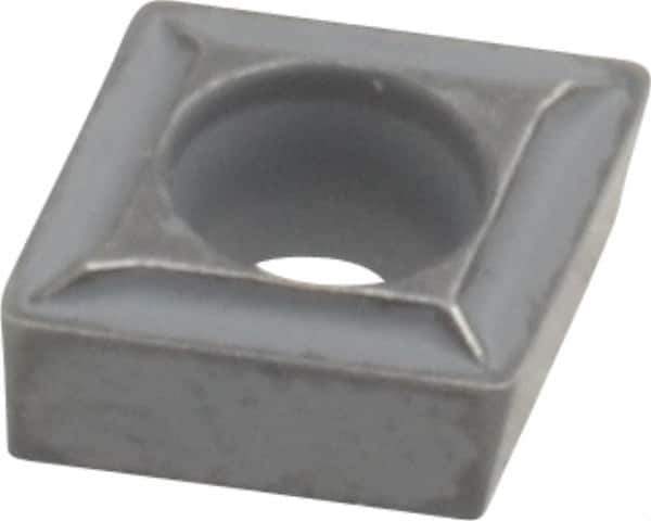 Kennametal - CCMT21.51 LF Grade K313 Carbide Turning Insert - Uncoated, 80° Diamond, 1/4" Inscr Circle, 3/32" Thick, 1/64" Corner Radius - Eagle Tool & Supply