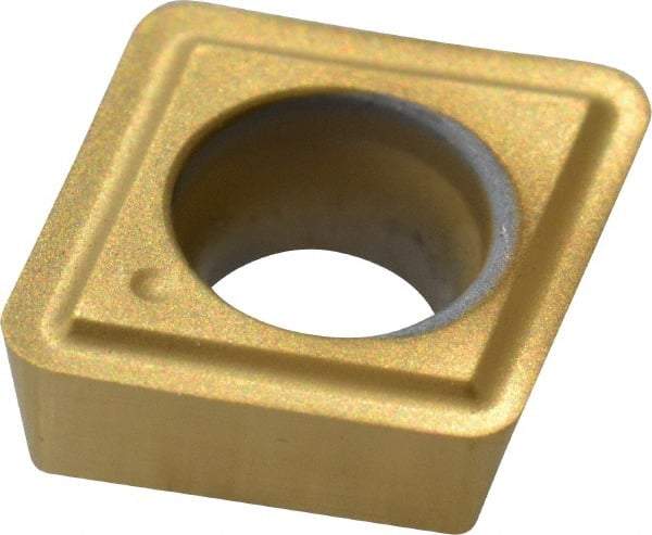 Kennametal - CPGM21.52 Grade KC730 Carbide Turning Insert - TiN Finish, 80° Diamond, 1/4" Inscr Circle, 3/32" Thick, 1/32" Corner Radius - Eagle Tool & Supply