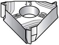 Kennametal - 16NR Internal Right Hand ISO Laydown Threading Insert - Grade KU25T, TiAlN/TiN Coated Carbide, 9.53mm Inscribed Circle - Eagle Tool & Supply