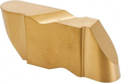 Kennametal - 4125NR Grade KC850, 6.35mm Cutting Width Carbide Grooving Insert - 6.35mm Max Depth of Cut, Left Hand, 3.18mm Corner Radius, TiC/TiCN/TiN Finish - Eagle Tool & Supply