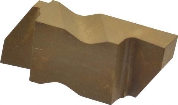 Kennametal - 3125NG Grade KC850, 3.18mm Cutting Width Carbide Grooving Insert - 3.81mm Max Depth of Cut, Right Hand, 0.19mm Corner Radius, TiC/TiCN/TiN Finish - Eagle Tool & Supply