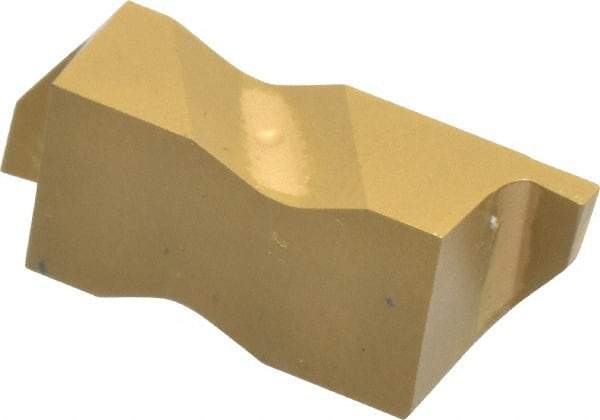 Kennametal - 3047NG Grade KC850, 1.19mm Cutting Width Carbide Grooving Insert - 1.91mm Max Depth of Cut, Right Hand, 0.19mm Corner Radius, TiC/TiCN/TiN Finish - Eagle Tool & Supply
