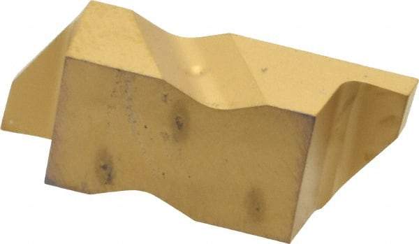 Kennametal - 3062NG Grade KC850, 1.58mm Cutting Width Carbide Grooving Insert - 2.39mm Max Depth of Cut, Right Hand, 0.19mm Corner Radius, TiC/TiCN/TiN Finish - Eagle Tool & Supply