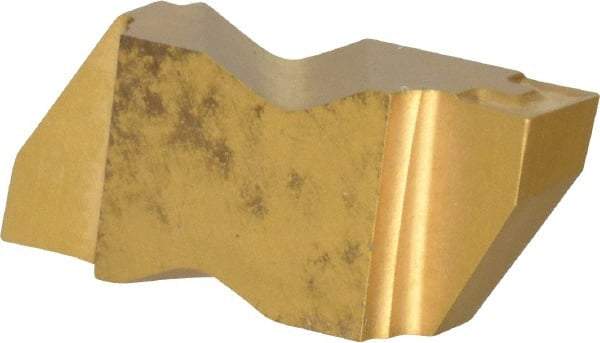 Kennametal - 3156NG K Grade KC850, 3.96mm Cutting Width Carbide Grooving Insert - 3.81mm Max Depth of Cut, Right Hand, 0.19mm Corner Radius, TiC/TiCN/TiN Finish - Eagle Tool & Supply