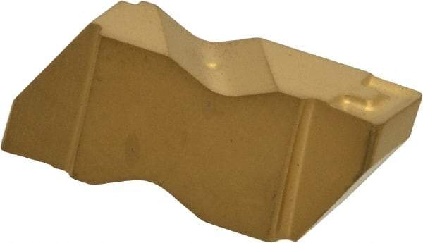Kennametal - 3189NG K Grade KC850, 4.8mm Cutting Width Carbide Grooving Insert - 3.81mm Max Depth of Cut, Right Hand, 0.57mm Corner Radius, TiC/TiCN/TiN Finish - Eagle Tool & Supply