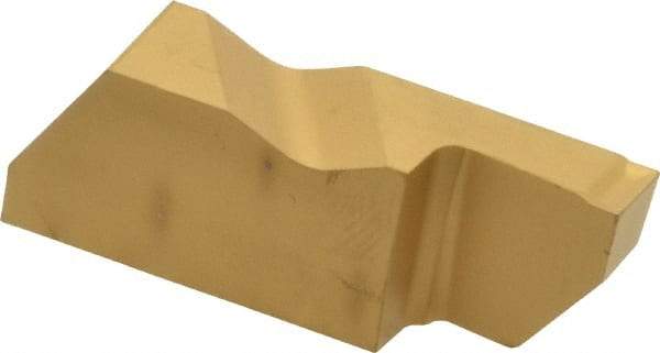 Kennametal - 3125NGD K Grade KC850, 3.18mm Cutting Width Carbide Grooving Insert - 6.35mm Max Depth of Cut, Right Hand, 0.19mm Corner Radius, TiC/TiCN/TiN Finish - Eagle Tool & Supply