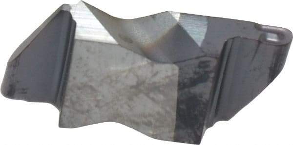 Kennametal - 3047NR K Grade KC5025, 2.39mm Cutting Width Carbide Grooving Insert - 3.81mm Max Depth of Cut, Right Hand, 1.19mm Corner Radius, TiAlN Finish - Eagle Tool & Supply