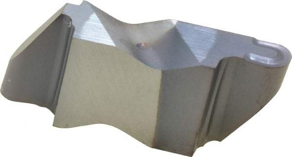 Kennametal - 3062NR K Grade KC5025, 3.18mm Cutting Width Carbide Grooving Insert - 3.81mm Max Depth of Cut, Right Hand, 1.59mm Corner Radius, TiAlN Finish - Eagle Tool & Supply