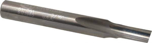 Onsrud - 3/16" Diam, 1/4" Shank Diam, 3/8" Length of Cut, 1 Flute Single Edge Straight Router Bit - 2" Overall Length, Right Hand Cut, Solid Carbide - Eagle Tool & Supply