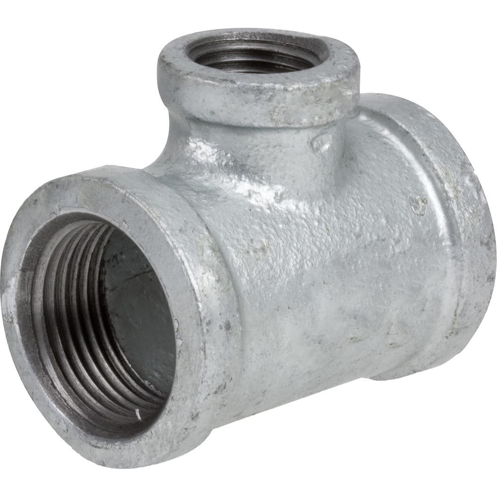 Galvanized Pipe Fittings; Material: Galvanized Malleable Iron; Fitting Shape: Tee; Thread Standard: NPT; End Connection: Threaded; Class: 150; Lead Free: Yes; Standards:  ™ASME ™B16.3;  ™ASME ™B1.20.1; ASTM ™A153