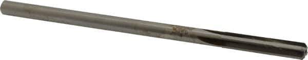 Made in USA - 0.296" Carbide-Tipped 4 Flute Chucking Reamer - Straight Flute, 9/32" Straight Shank, 1-1/2" Flute Length, 6" OAL - Eagle Tool & Supply