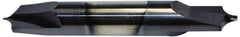 Accupro - 0.015" Radius, 1/8" Mill Diam, 2 Flute Solid Carbide Corner Rounding End Mill - Double End, AlTiN Finish, 1-1/2" OAL, 1/8" Shank Diam - Eagle Tool & Supply