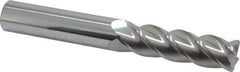 Accupro - 5/8", 4 Flute, Single End, Solid Carbide, 0.06" Corner Radius End Mill - 4-5/8" OAL, 40° Helix, Right Hand Flute, 2-1/8" LOC, Right Hand Cut - Eagle Tool & Supply