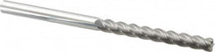 Accupro - 3/8" Diam 4 Flute Solid Carbide 0.045" Corner Radius End Mill - Eagle Tool & Supply