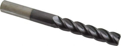 Accupro - 5/8", 4 Flute, Single End, Solid Carbide, 0.06" Corner Radius End Mill - 6" OAL, 40° Helix, Right Hand Flute, 3" LOC, Right Hand Cut - Eagle Tool & Supply