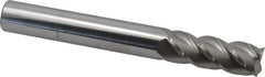 Accupro - 3/4", 4 Flute, Single End, Solid Carbide, 0.015" Corner Radius End Mill - 6" OAL, 40° Helix, Right Hand Flute, 2" LOC, Right Hand Cut - Eagle Tool & Supply