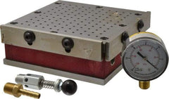 Suburban Tool - 6" Long x 6" Wide x 2-1/4" High, 1/4 Min Pump hp, S1 Sine Plate Compatibility, Vacuum Chuck - Square & Parallel to within 0.0002, 1/4 NPT Connector - Eagle Tool & Supply