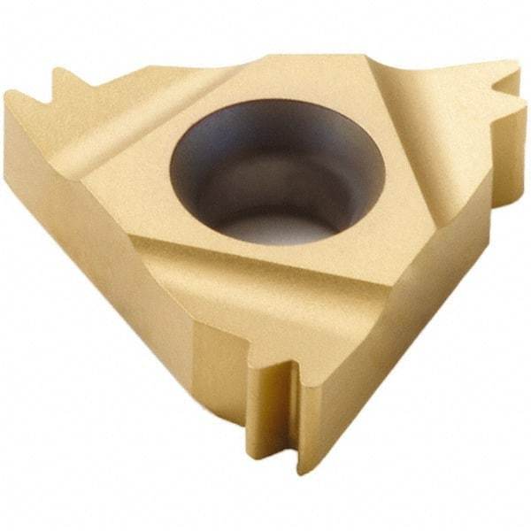 Seco - 16ER External Right Hand 16 UN Laydown Threading Insert - Grade CP500, TiAlN/TiN Coated Carbide - Eagle Tool & Supply