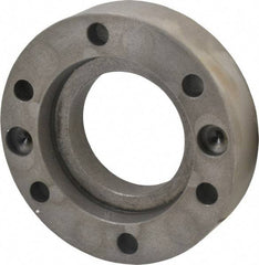 BTC - Adapter Back Plate for 10" Diam Self Centering Lathe Chucks - A2-6 Mount, 2.835" Through Hole Diam - Eagle Tool & Supply
