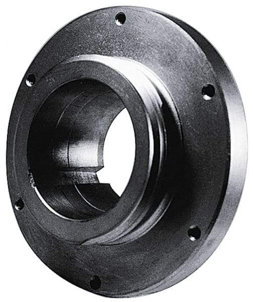 BTC - Adapter Back Plate for 12" Diam Self Centering Lathe Chucks - L-0 Mount, 3.268" Through Hole Diam - Eagle Tool & Supply
