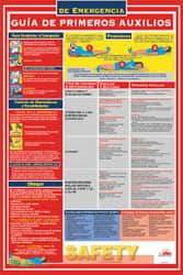 NMC - 18" Wide x 24" High Laminated Paper CPR Information Poster - Spanish - Eagle Tool & Supply