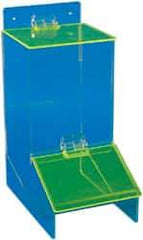 NMC - Table and Wall Mount Miscellaneous Dispenser - 9 Inch Wide x 6 Inch Deep x 11-1/4 Inch High, Clear - Eagle Tool & Supply
