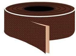 NMC - Brown Solid Color Anti-Slip Vinyl Tape - 12" Wide x 60' Long x 0.05" Thick, General Traffic - Eagle Tool & Supply