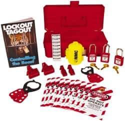 NMC - 30 Piece Electrical Lockout Kit - Comes in Tool Box - Eagle Tool & Supply