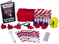 NMC - 30 Piece Electrical Lockout Kit - Comes in Carrying Case - Eagle Tool & Supply