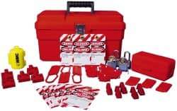 NMC - 38 Piece Electrical Lockout Kit - Comes in Carrying Case - Eagle Tool & Supply