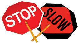 NMC - "Stop", 18" Wide x 18" High, Aluminum Stop & Yield Signs - Octagon, Handheld Mount - Eagle Tool & Supply