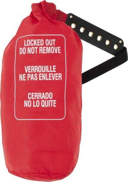 NMC - Black, Orange, Red and White, Nylon Plug and Hoist Control Cover - Compatible with Lockout Padlock - Eagle Tool & Supply